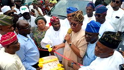Saliu swears in LG secretary, supervisors, empowers councillors with vehicles