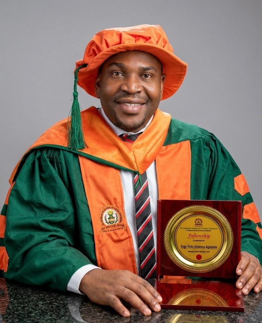 Agusiobo conferred Fellow of Nigerian Institute of Safety Engineers