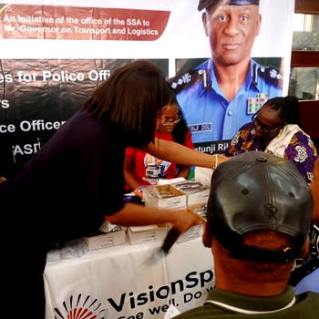 Sanwo-Olu extends free eye care, corrective glasses to 1,000 zone II police officers