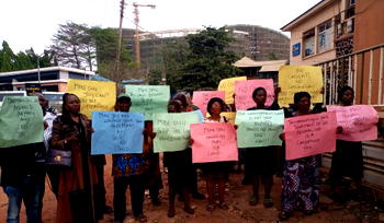 Ozalla community protests alleged ancestral land dispute in Enugu