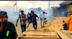 Scores injured as violence erupts during shopping complex flag-off in Adeleke’s hometown