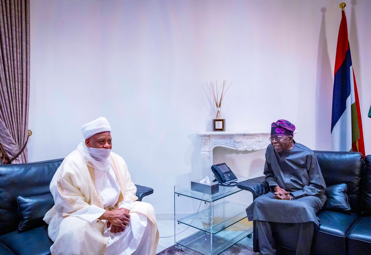 Sultan of Sokoto visits Tinubu