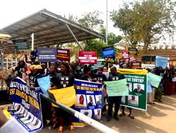 Four yrs after abduction, wives of missing engineers protest in Abuja, demand answers