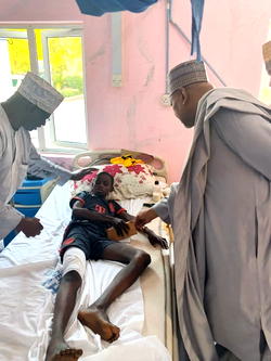 Kyari visits Maiduguri bomb blast victims, extends support