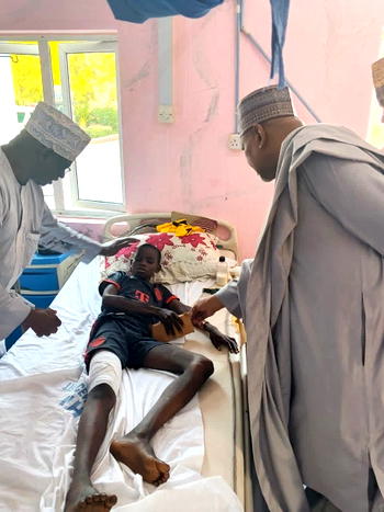 Kyari visits Maiduguri bomb blast victims, extends support