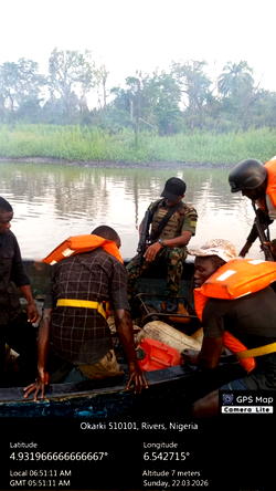 Navy intercepts 44,000 litres of illegal fuel, arrests eight in Rivers State