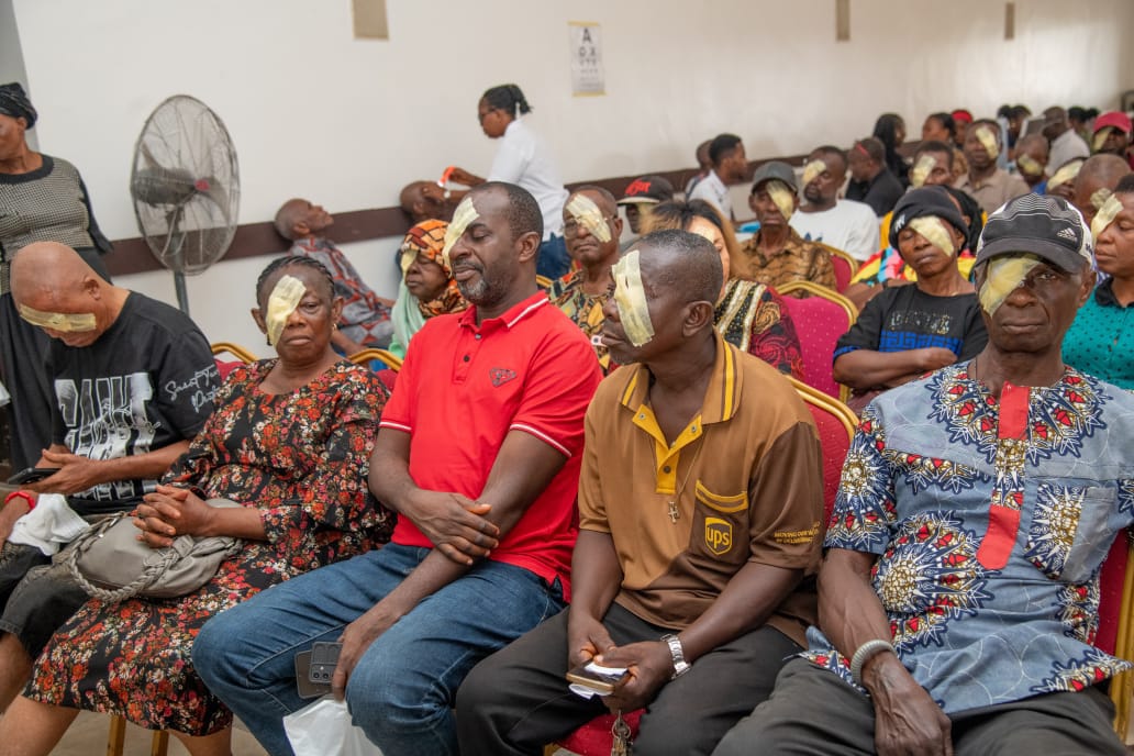 Tears of joy as over 700 receive free eye surgery in Imo