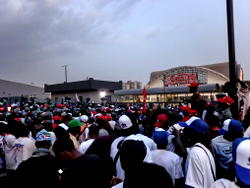 Photos: Abuja grounded as APC holds Convention; police, soldiers bar journalists, threaten to shoot