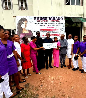 Obi donates ₦10m to Ehime General Hospital, calls for greater support to health sector
