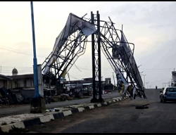 Rainstorm wreaks havoc in Osogbo; Governor Adeleke sympathises with victims