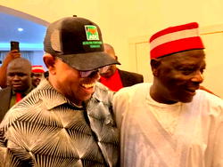Photos: Peter Obi, Mark, Amaechi, others arrive Kano ahead of Kwankwaso’s defection