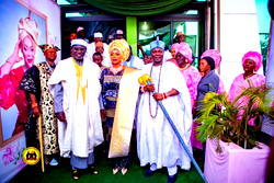 Buratai, Fagbemi, Shagaya, others celebrate Olowu Kuta’s Olori at 60*Launch foundation