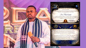 Cleric, Peter Adeoti receives honorary doctorate in humanity