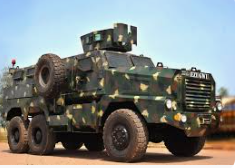 Nigerian army receives 15 locally made armoured vehicles