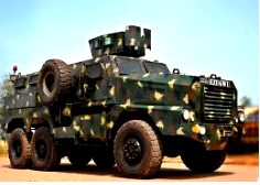 Nigerian army receives 15 locally made armoured vehicles