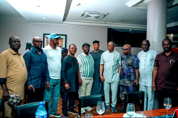 APC Convention: Dafinone hosts Delta Central leaders in Abuja