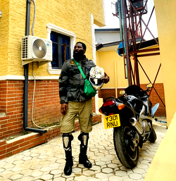 Popular Nigerian biker Onifoto dies in lone Lagos crash