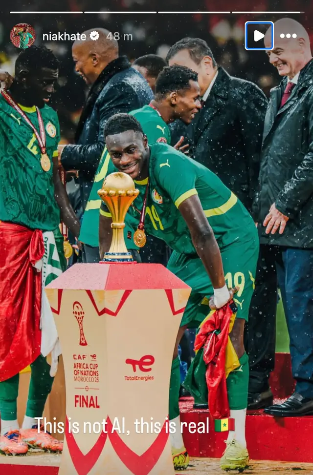 Senegalese team members insist their emotions are genuine, not fabricated, following CAF's reversal of AFCON championship result