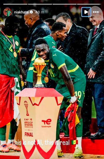 ‘This is real, not AI’: Senegal players react after CAF overturns AFCON final