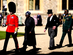 Photos: Tinubu, first lady welcomed by King Charles as UK visit begins