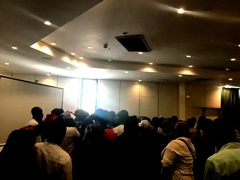 Tension, chaos trail APC convention as journalists fight for access tags