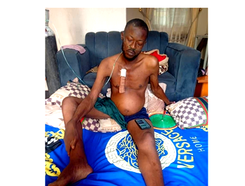 Father of two battles for life, Seeks ₦45m for kidney transplant