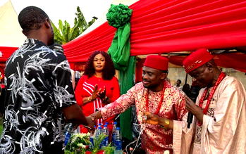 Foundation empowers community with food items, youths with tricycle