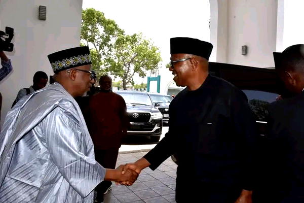 Peter Obi in closed-door meeting with Bala Mohammed in Bauchi