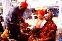 Photos: Eze-Ogo Ndi-Okoroji vows to tackle insecurity and power deficit in his community