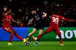 PSG beat Liverpool 2-0 in Champions League quarter-final first leg