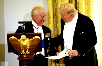 King Charles to honor US troops on final day of visit