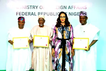 FG issues letters of credence to UK, France, UN ambassadors-designate