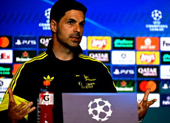 Champions League: Arteta charges players to ‘make a statement’