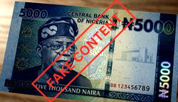 Viral N5,000 note featuring Tinubu is fake — CBN