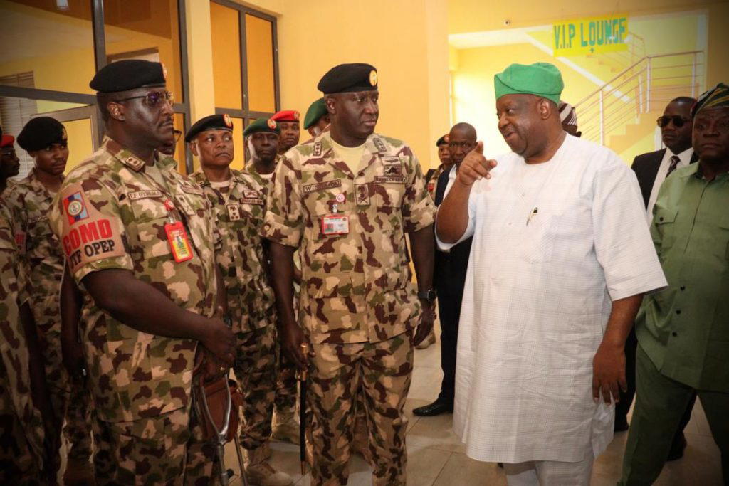 COAS Shaibu and Plateau governor