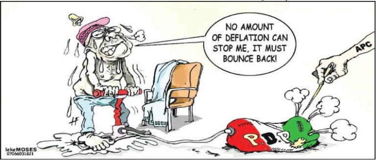 Cartoon: Can this balloon rise again?