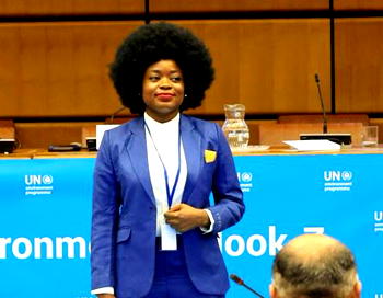 Nigerian environmentalist, Adenike Akinsemolu, contributes as lead author to UNEP’s Global Environment Outlook 7