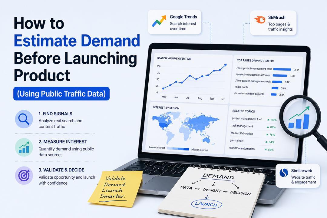 How to Estimate Demand Before Launching a Product (Using Public Traffic Data)