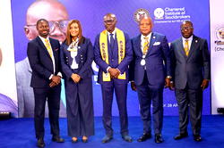 Sanwo-Olu inducted as Associate Chartered Stockbroker