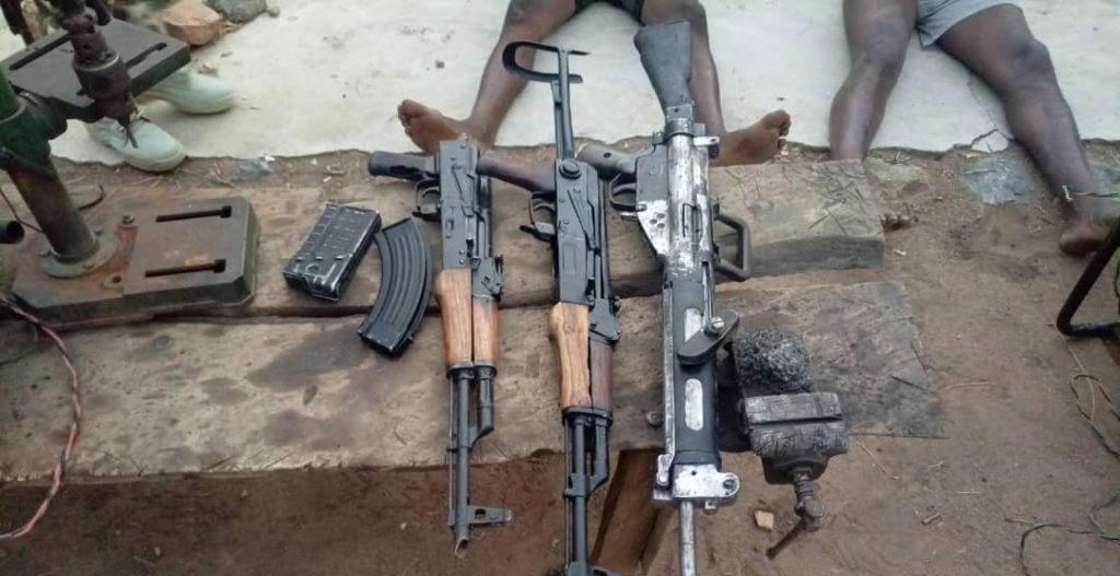 Troops bust illegal arms factory in Plateau