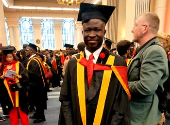 Nigerian scholar excels in UK, earns 2nd master’s degree with distinction