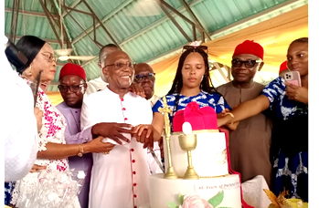 ‘Africa must rise and shape its future,’ says Obiora Ike at 70