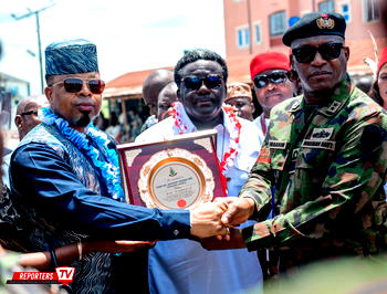 Gov Soludo commissions 1km road, commends Obele’s timely intervention