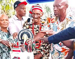 ‘Dare me to jump’: 128-year-old Onyegbule reads without glasses, bathes himself, loves dancing