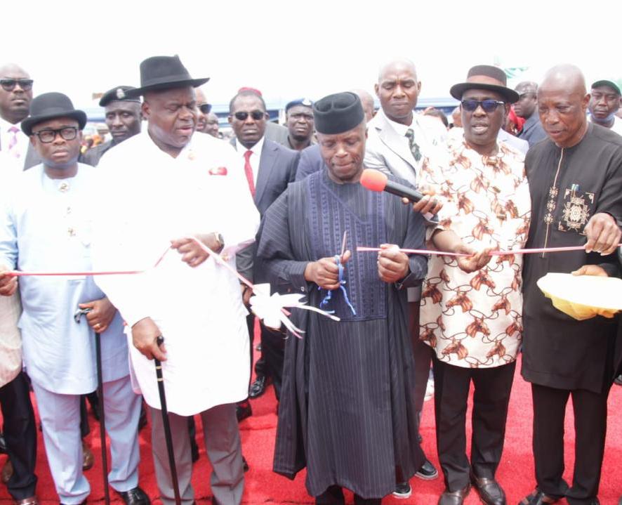 Osinbajo hails Diri’s infrastructural drive in Bayelsa