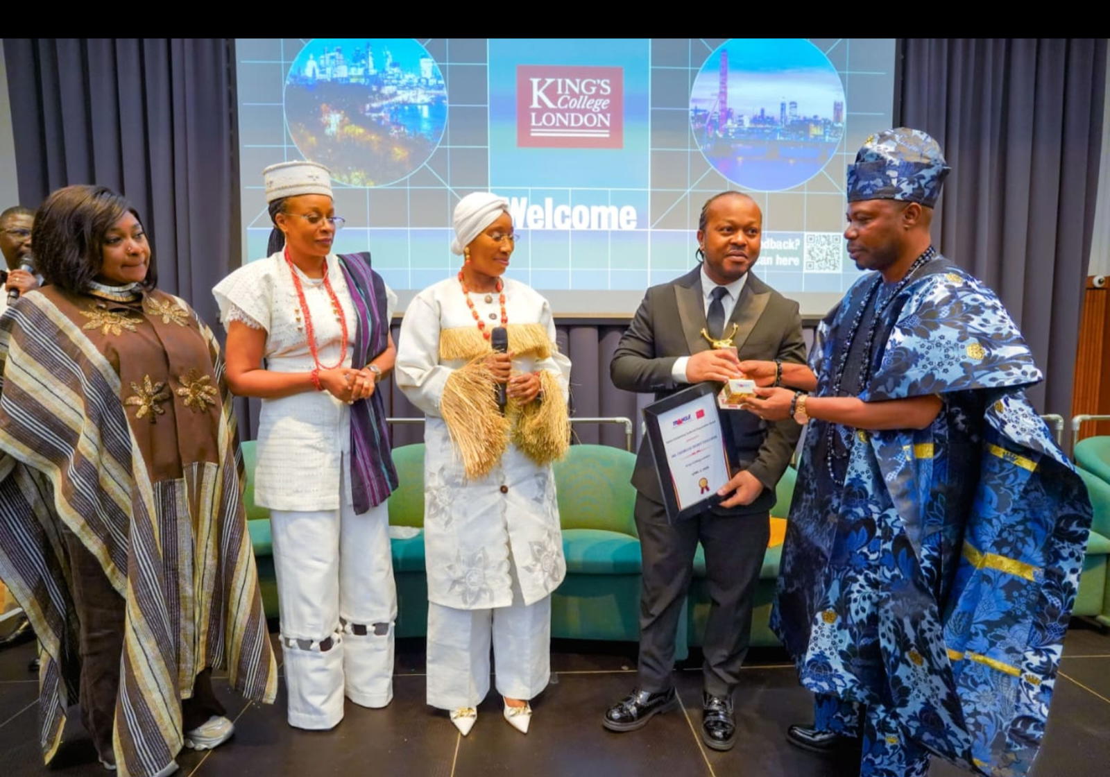 Nigerian real estate leader, Ebuluofor, honoured at King’s College London