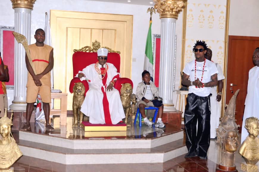 Shallipopi gets Benin monarch’s backing, to perform at 10th coronation anniversary