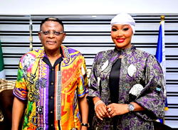 BBNaija star, Sultana meets Governor Otu, offers to champion Cross River tourism