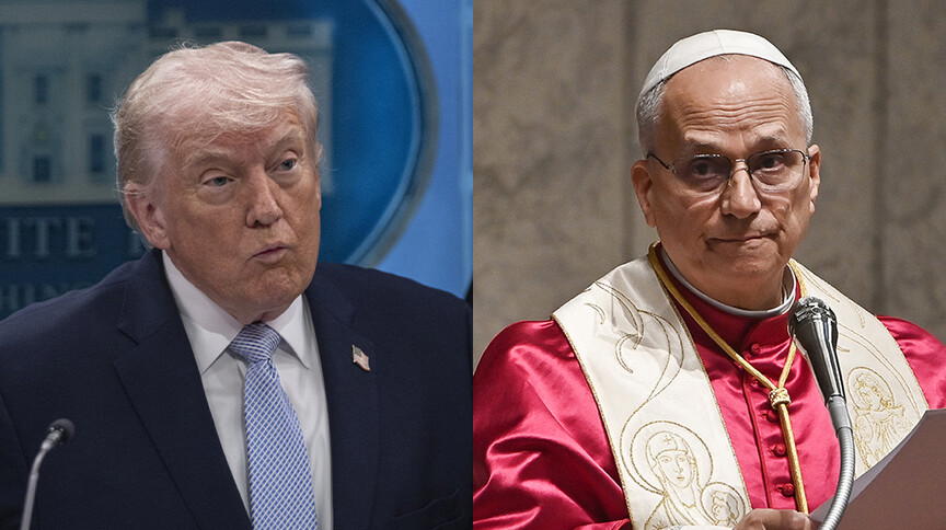 Trump says ‘not a big fan’ of Pope Leo after his anti-war message