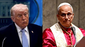 Trump says ‘not a big fan’ of Pope Leo after his anti-war message
